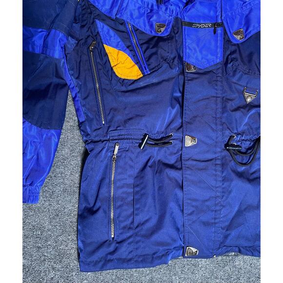 Vintage Spyder USA Azeccula Thinsulate Lite Loft Ski Jacket Coat Mens - M Blue - Picture 5 of 8